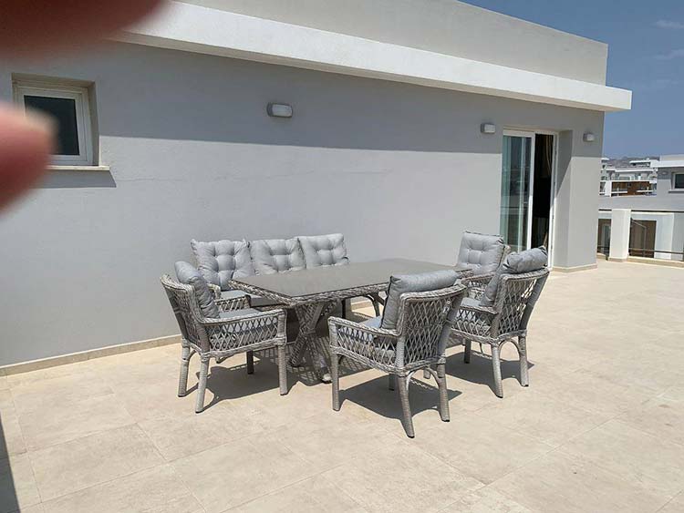 Wohnungen mit einem Schlafzimmer und einem zusätzlichen Schlafsofa und großer Dachterrasse - Royal Sun Elite Feriendorf